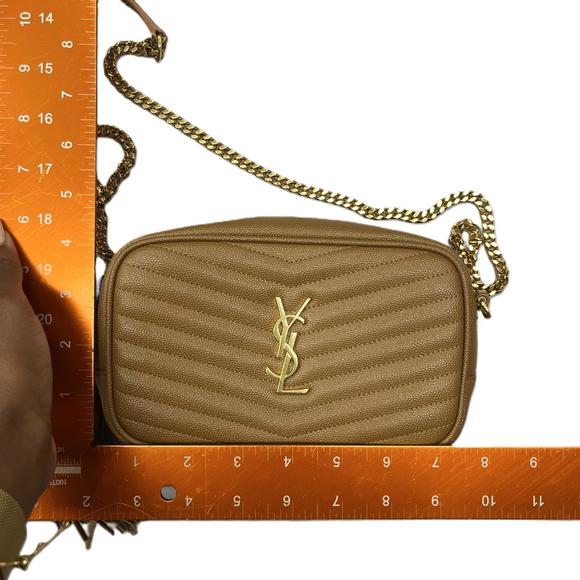 SAINT LAURENT pre-loved mini lou bag in brown - Picture 5 of 5